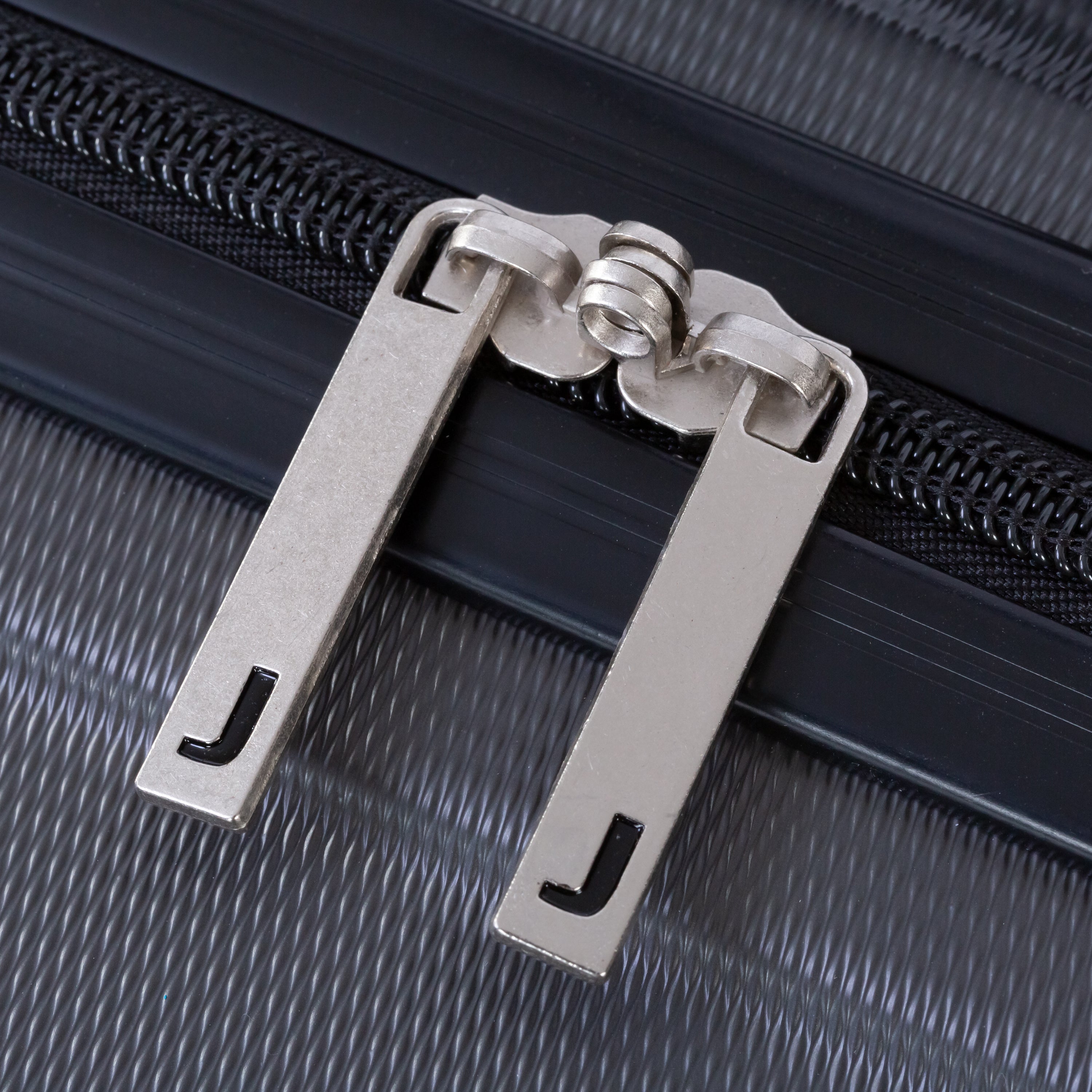 Jetstream 3 Piece Hardside Luggage Set - Rolling Wheeled Spinner Travel Lightweight ABS Suitcase, Charcoal