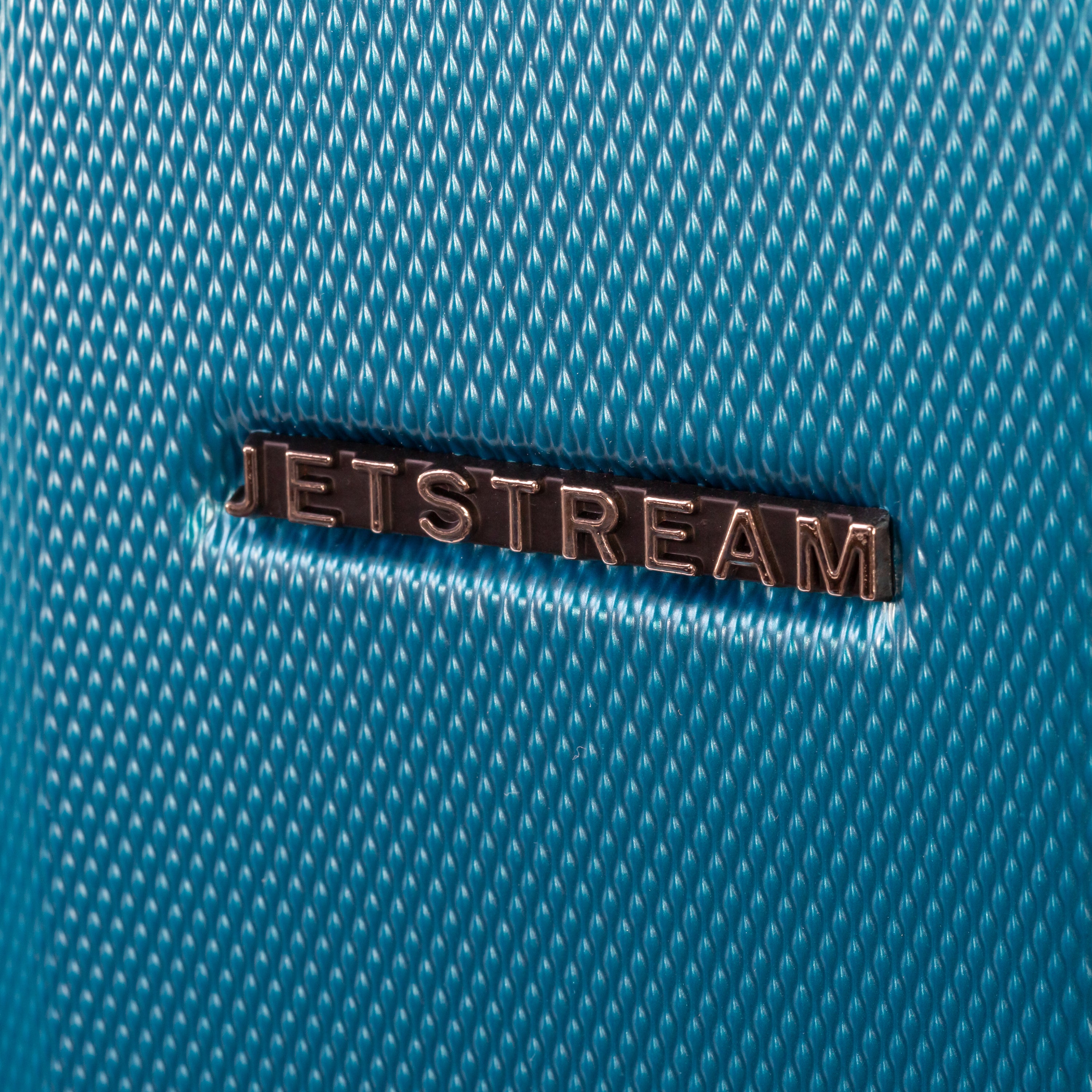 Jetstream 3 Piece Hardside Luggage Set - Rolling Wheeled Spinner Travel Lightweight ABS Suitcase, Teal